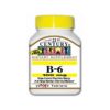 Vitamina B-6 - 100 mg 110 Tabletas