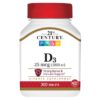 Vitamina D3 - 25 mcg 300 Tabletas