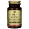 Vitamina D3 (colecalciferol) 5000 UI - 5,000 IU 60 Cápsulas Veganas