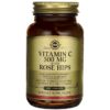 Vitamina C 500 mg con escaramujos - 1,000 mg 100 Cápsulas Veganas