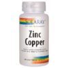 Cobre de zinc - 90 Cápsulas Veganas