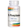 DL-fenilalanina - 500 mg 60 Cápsulas Veganas