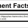 Espino Amarillo (Hippophae rhamnoides) - 400 mg 60 Cápsulas - Imagen 2