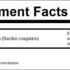 Lactobacillus Sporogenes (Bacillus Coagulans) - 6 Billion CFU 60 Cápsulas Veganas - Imagen 2