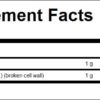 Chlorella de pared de células rotas - 500 mg 360 Tabletas - Imagen 2